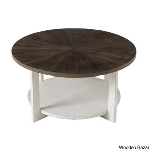 Gunnisoni Cross Legs Coffee And Center Table With Storage