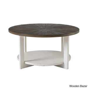 Gunnisoni Cross Legs Coffee And Center Table With Storage