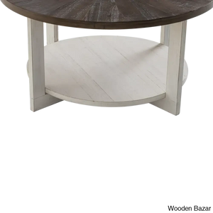 Gunnisoni Cross Legs Coffee And Center Table With Storage