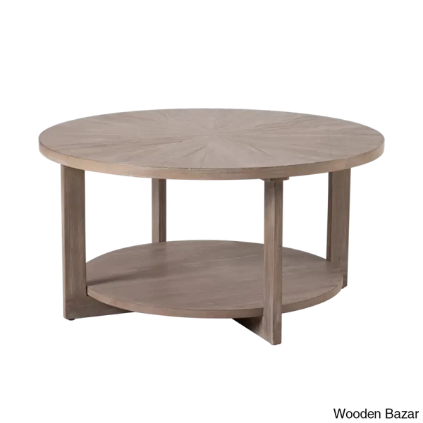 Gunnisoni Cross Legs Coffee And Center Table With Storage