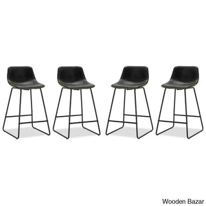 Hambrooko Swivel Bar & Counter Stool (Set Of 4)
