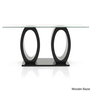 Herry New 4 Seater Pedestal Dining Table Set - Wooden Bazar