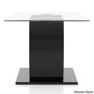 Herry New 4 Seater Pedestal Dining Table Set - Wooden Bazar
