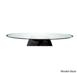 Herry New 4 Seater Pedestal Dining Table Set - Wooden Bazar
