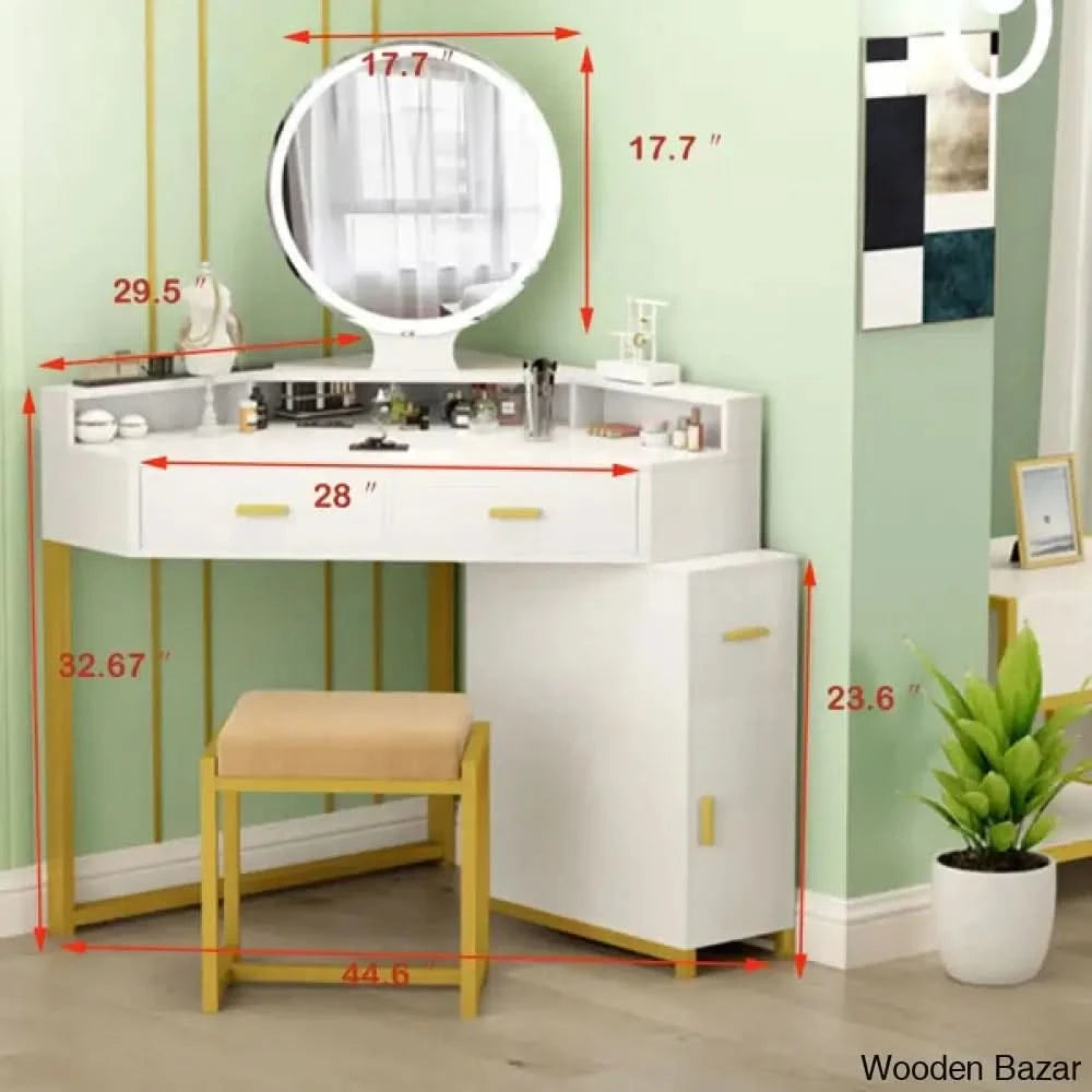 Black Dressing Table