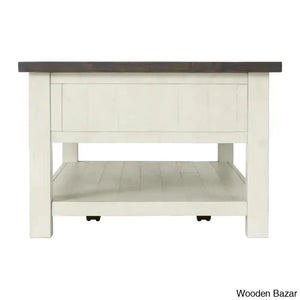Hollimanin Solid Wood Coffee And Center Table
