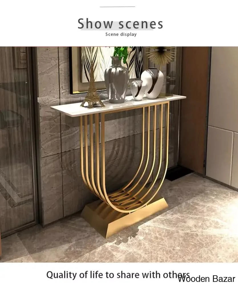 Wood Entryway Table - Console Table