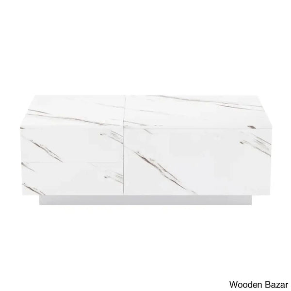 Hrishay Led Coffee And Center Table With Storage