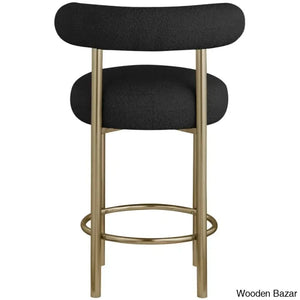 Hurlstono Upholstered Counterstool With Metal Frame (Set Of 2)