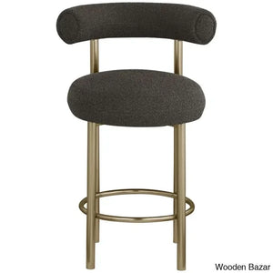 Hurlstono Upholstered Counterstool With Metal Frame (Set Of 2)