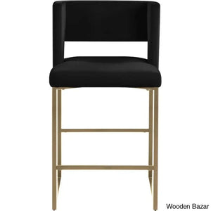 Ingaz Upholstered 26’’ Counter And Bar Stool With Metal Frame (Set Of 2)