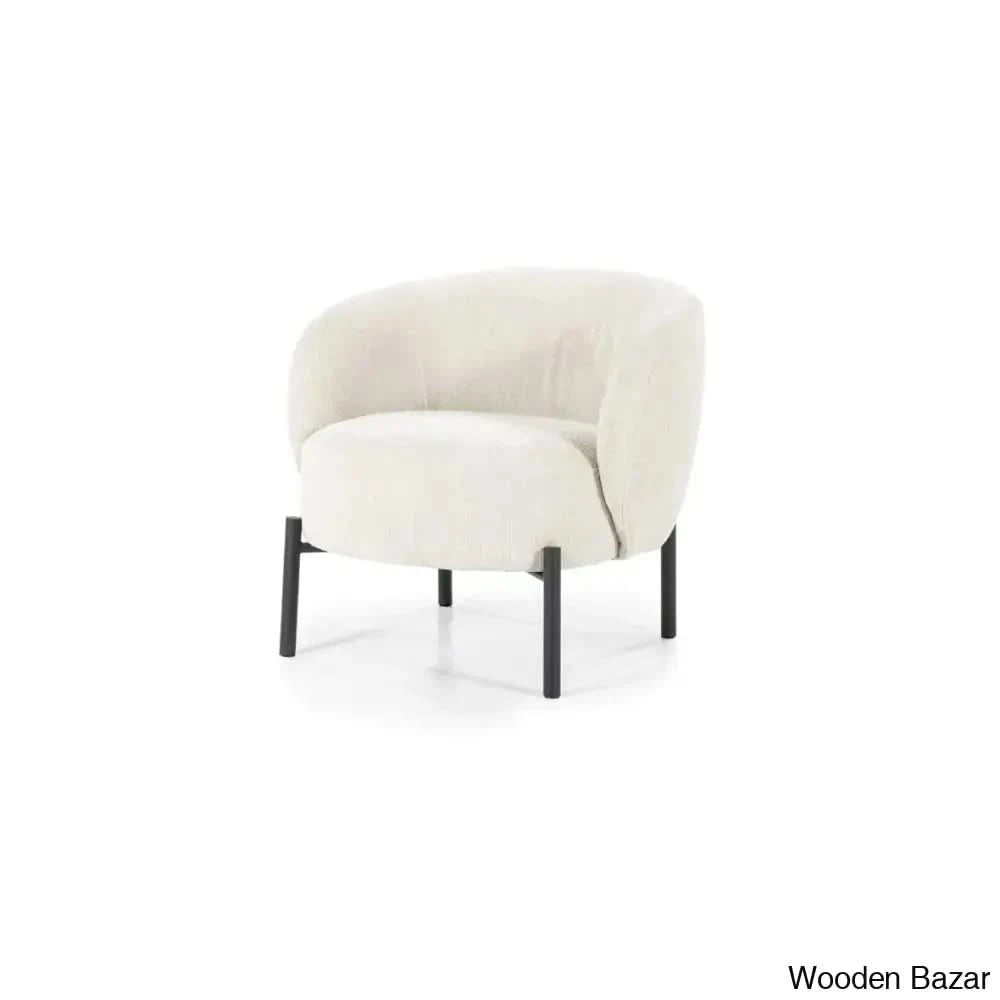 Isla Crafted Comfort Armchair With Luxurious Single Seater For Ultimate Relaxation Light Grey
