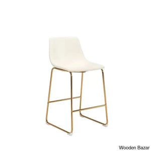 Iwinosan Swivel Nia Vegan Leather Bar & Counter Stool (Set Of 2)