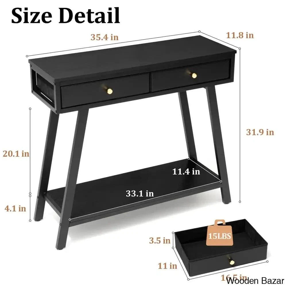 Living Spaces Side Table - Console Table