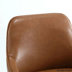 Janayshiax Swivel 25.2’’ Faux Leather Counter And Bar Stool (Set Of 2)