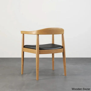 Japandi Extendable Dining Set With Walnut Wood Armchairs 1 Table And 4 Chairs