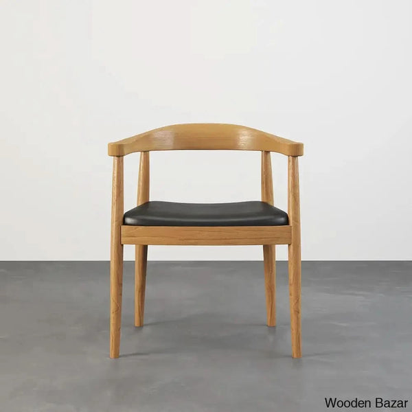 Japandi Extendable Dining Set With Walnut Wood Armchairs 1 Table And 4 Chairs