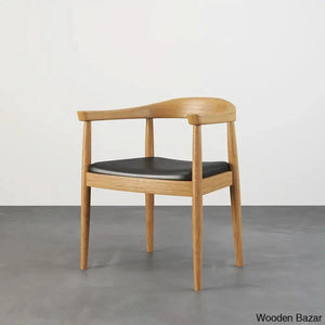 Japandi Extendable Dining Set With Walnut Wood Armchairs 1 Table And 4 Chairs