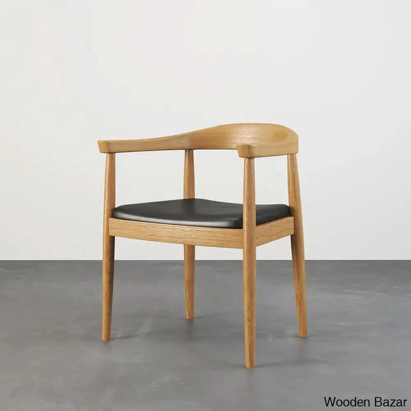 Japandi Extendable Dining Set With Walnut Wood Armchairs 1 Table And 4 Chairs