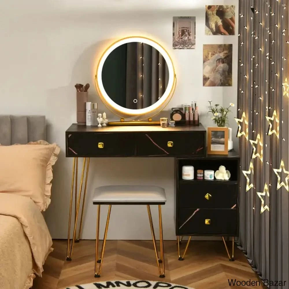 Black Dressing Table