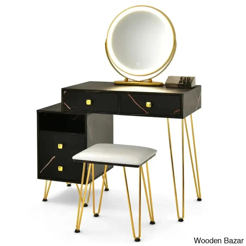Black Dressing Table