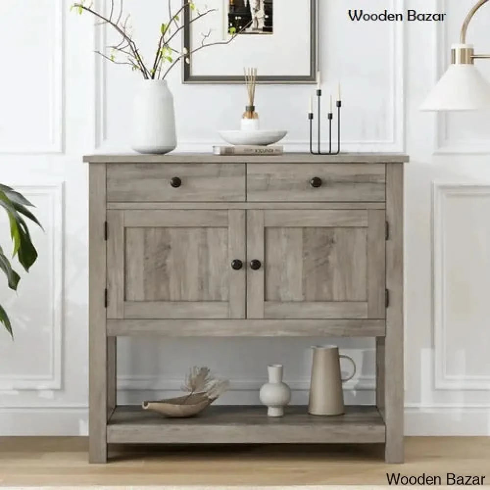 Hardwood Side Table - Console table