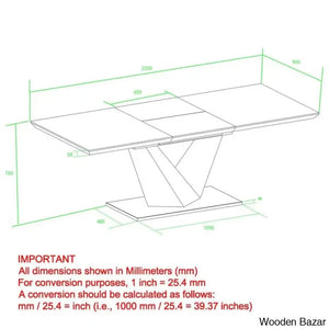 Joplin Luxury 6 Seater Extendable Pedestal Dining Set