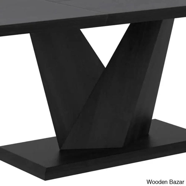 Joplin Luxury 6 Seater Extendable Pedestal Dining Set