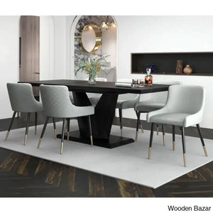 Joplin Luxury 6 Seater Extendable Pedestal Dining Set