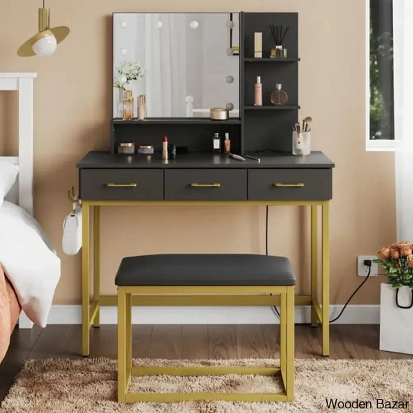 Dressing Table with Stool