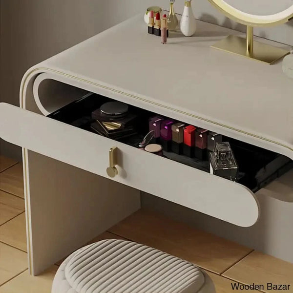Kaveri Vanity Dressing Table with mirror and stool