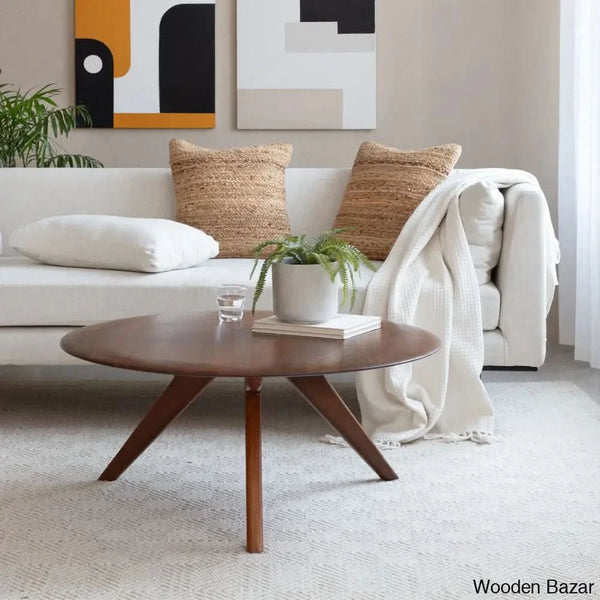 Kayseeb Solid Wood Single Coffee And Center Table