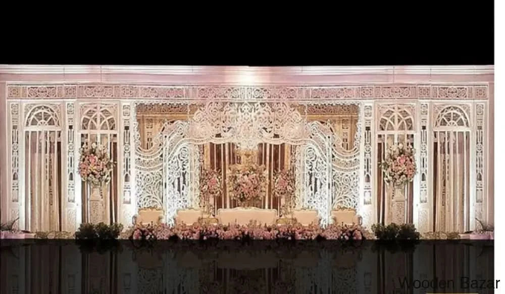 Kellon New Handmade Fiberglass Stage For Wedding - Wooden Bazar