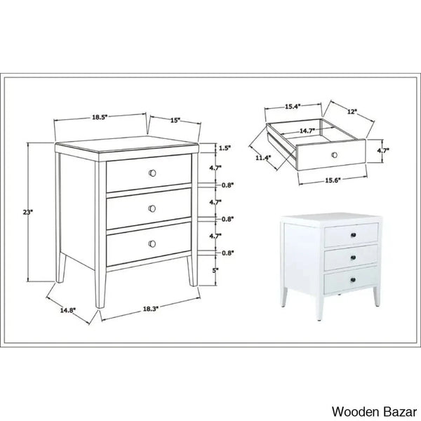 Side tables - Wooden Bazar