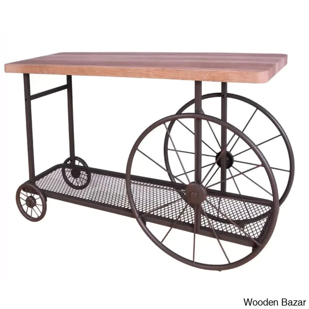 Wood Foyer Table