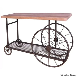 Wood Foyer Table