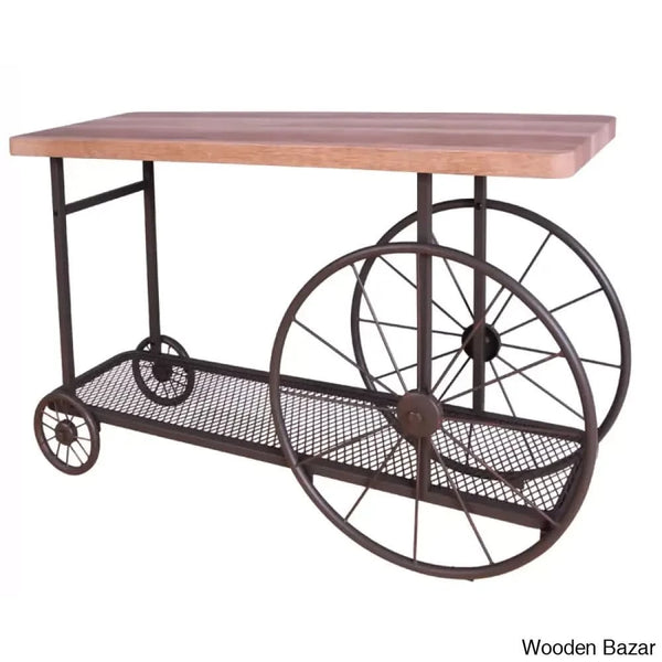 Wood Foyer Table