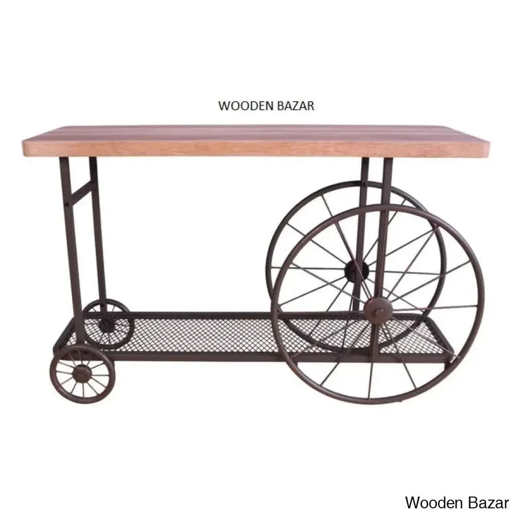 Wood Foyer Table