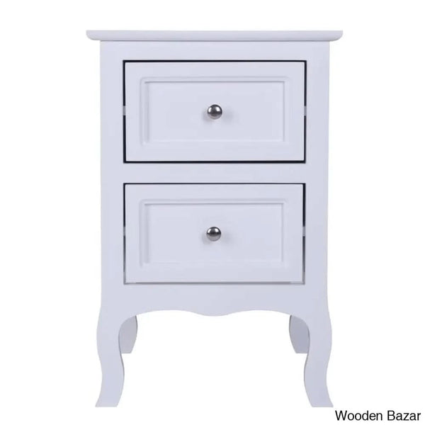Bedside Table - Wooden Bazar