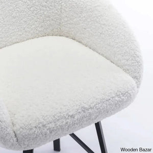 Kensync Swivel 26.4’’ Sherpa Counter And Bar Stool