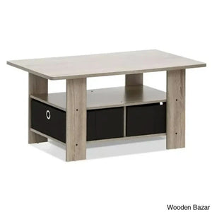 Kentony Coffee And Center Table With Bin Drawer