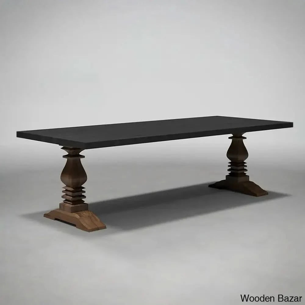 Kewty Royal Brut Modern Dining Table With A Vintage Look