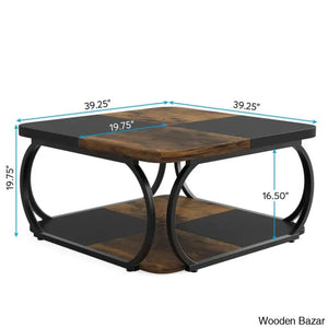Kim Luxury Coffee And Center Table - Wooden Bazar