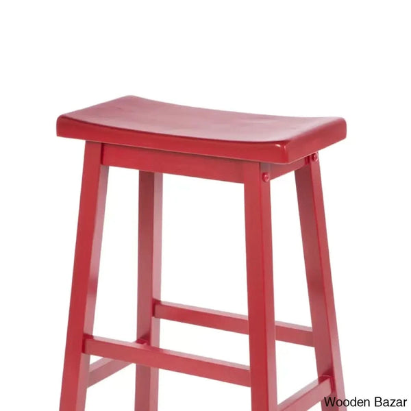 Kirkwoodo Swivel Solid Wood Counter And Bar Stool