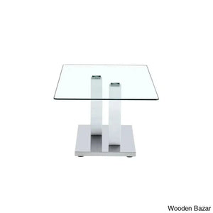 Labriala Glass Top Coffee And Center Table