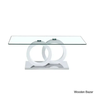 Labriala Glass Top Coffee And Center Table