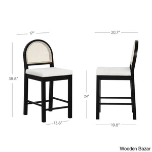 Lacouro Swivel Boucle Counter And Bar Stool