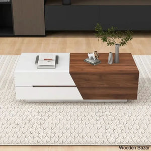 Lafertyc Extendable Sliding Top Coffee And Center Table With Storage Living Room Table