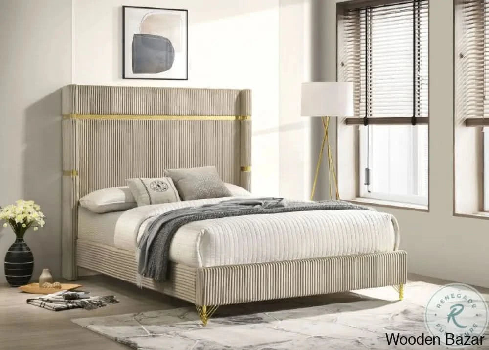 Landry Premium 3 Piece Bedroom Set For Luxury Living - Wooden Bazar Bed