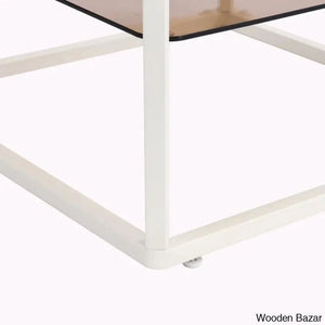 Lanna Glass Top Nesting Coffee And Center Table
